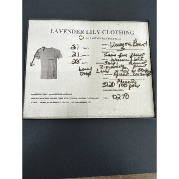 Veronica Beard Women's S Anita Fleece Faux Fur Jacket Brown Animal Crop - Picture 16 of 16